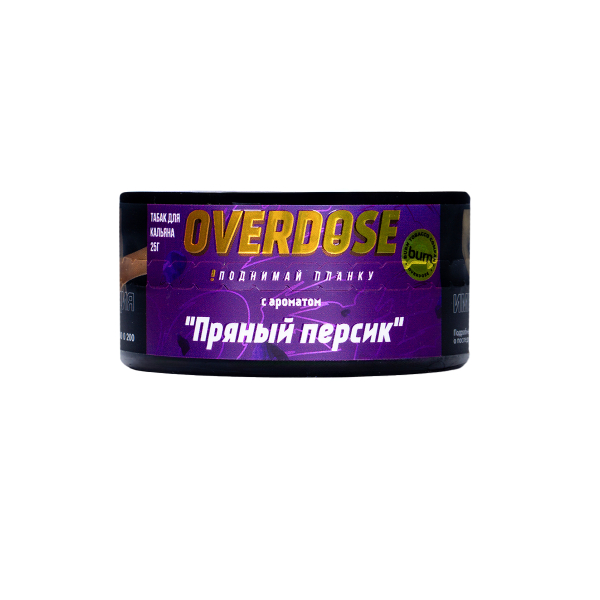 Табак Overdose Kashmir Peach 25 грамм в Санкт-Петербурге