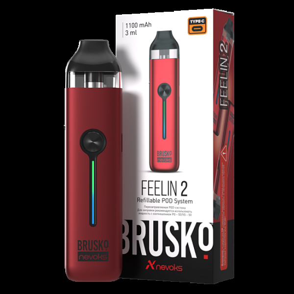 POD-система Brusko Feelin 2 Малиновый в Санкт-Петербурге