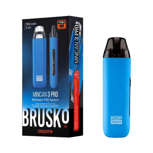 POD-система Brusko Minican 3 Pro синий в Санкт-Петербурге