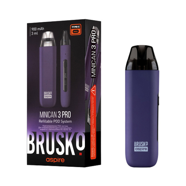 POD-система Brusko Minican 3 Pro фиолетовый в Санкт-Петербурге