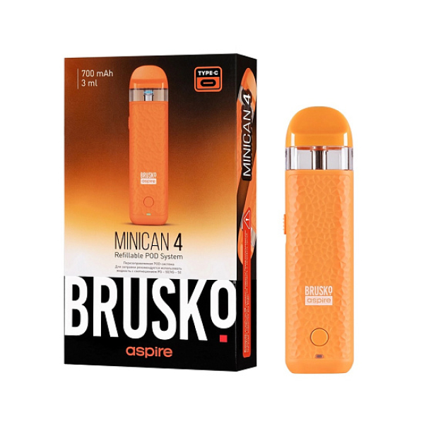 POD-система Brusko Minican 4 Оранжевый в Санкт-Петербурге