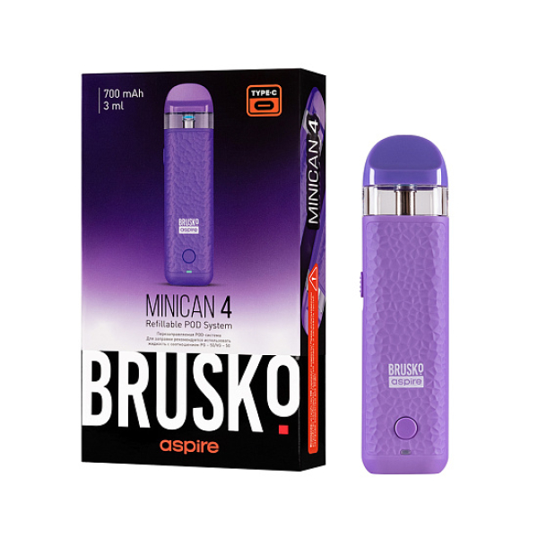POD-система Brusko Minican 4 Фиолетовый в Санкт-Петербурге