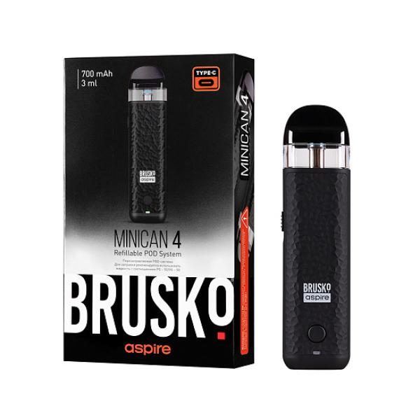 POD-система Brusko Minican 4 Черный в Санкт-Петербурге