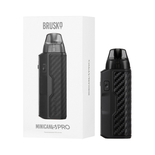 POD-система Brusko Minican 5 Pro Black Carbon Красный, черный в Санкт-Петербурге