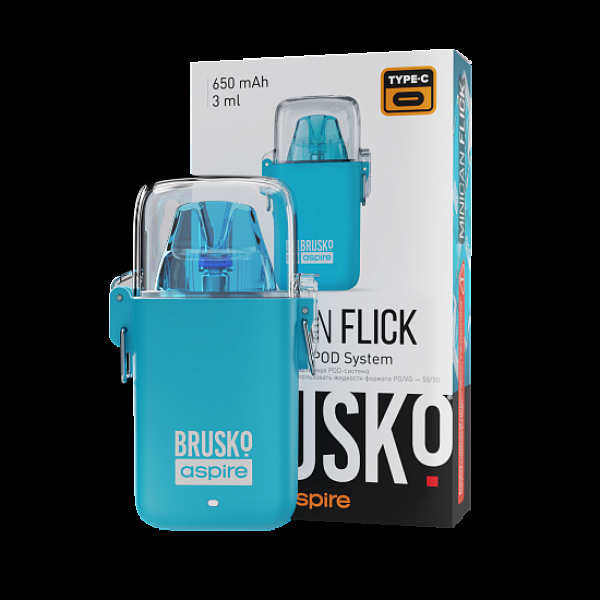 POD-система Brusko Minican Flick Голубой в Санкт-Петербурге
