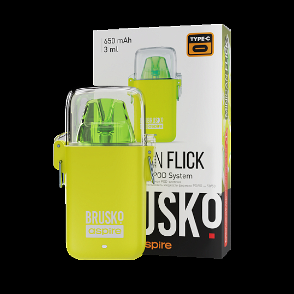 POD-система Brusko Minican Flick Жёлтый в Санкт-Петербурге