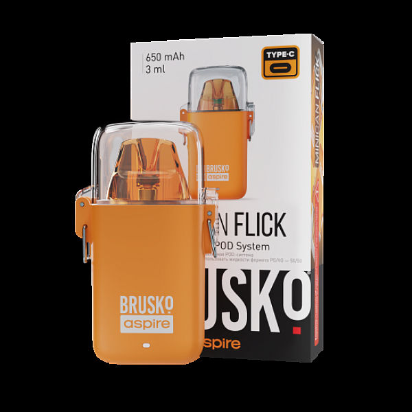 POD-система Brusko Minican Flick Оранжевый в Санкт-Петербурге