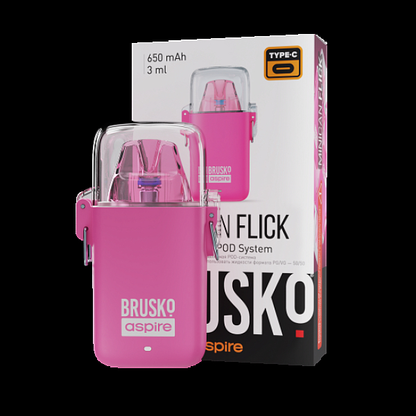 POD-система Brusko Minican Flick Розовый в Санкт-Петербурге