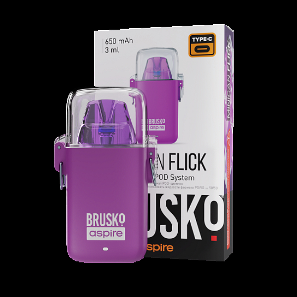 POD-система Brusko Minican Flick Фиолетовый в Санкт-Петербурге