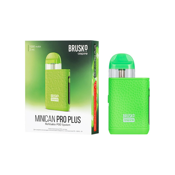 POD-система Brusko Minican Pro Plus Зеленый в Санкт-Петербурге