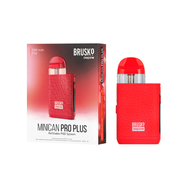 POD-система Brusko Minican Pro Plus Красный в Санкт-Петербурге