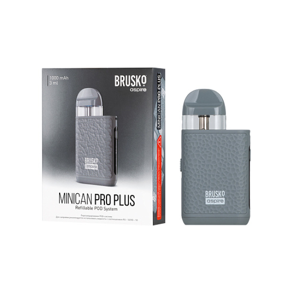 POD-система Brusko Minican Pro Plus серый в Санкт-Петербурге