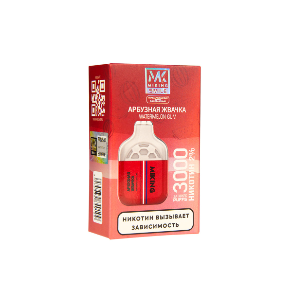 Электронка Miking Watermelon Gum 3000 Затяжек в Санкт-Петербурге