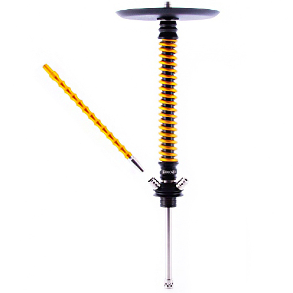 Кальян Mamay Customs V3  Coilovers Черный Gold Anod в Санкт-Петербурге