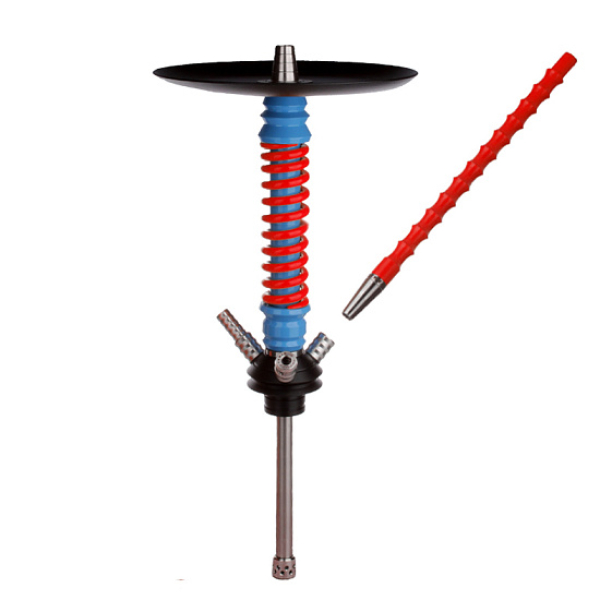 Кальян Mamay Customs V3  Coilovers Mini Голубой Красный в Санкт-Петербурге