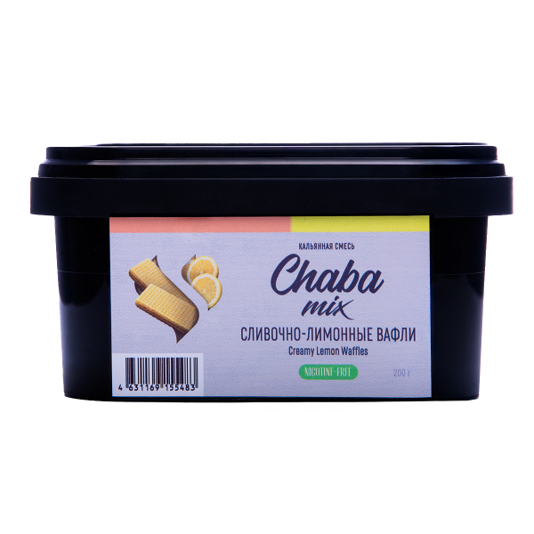 Бестабачная смесь Chaba Сливочно Лимонные Вафли 200 грамм в Санкт-Петербурге