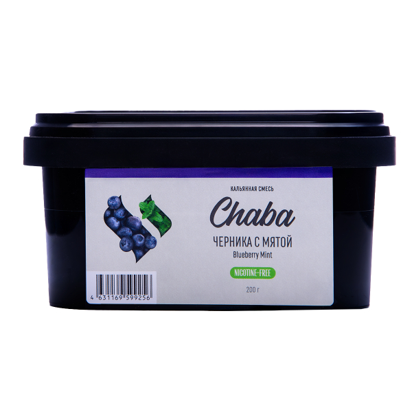 Бестабачная смесь Chaba Черника С Мятой 200 грамм в Санкт-Петербурге