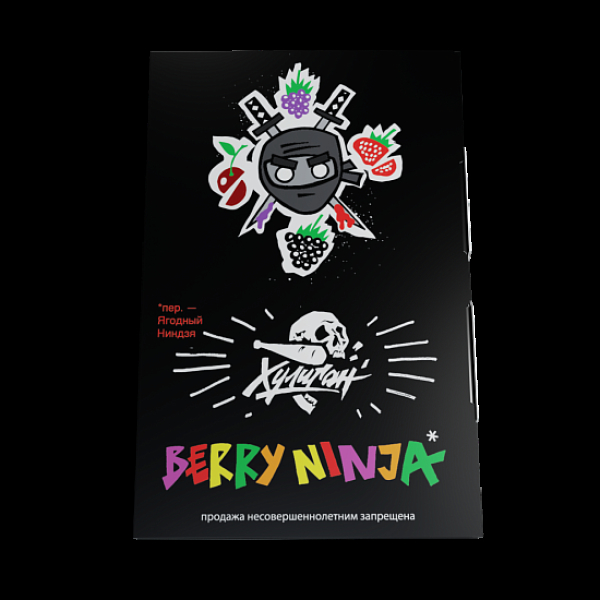 Табак Хулиган Berry Ninja Лесные Ягоды 25 грамм в Санкт-Петербурге