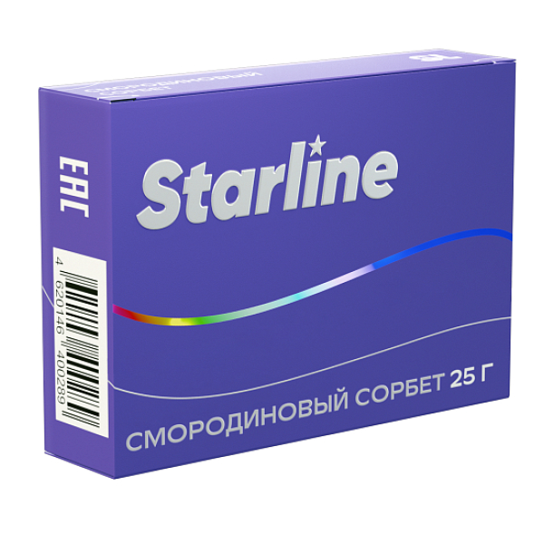 Табак Starline Смородиновый Сорбет 25 грамм в Санкт-Петербурге