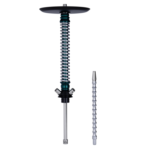 Кальян Mamay Customs Coilovers Зелёный Лак Хром в Санкт-Петербурге