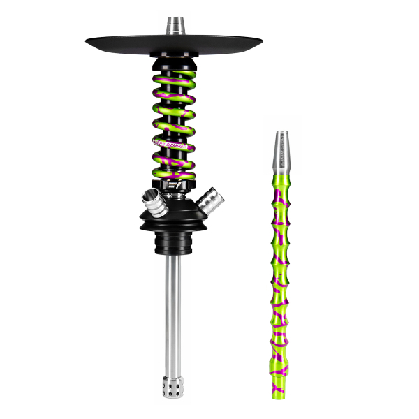 Кальян Mamay Customs Coilover Micro Салатово Пурпурный Сплеш в Санкт-Петербурге