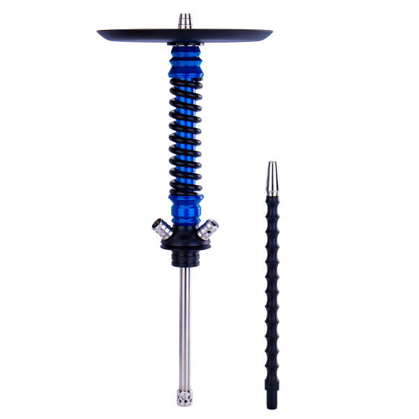 Кальян Mamay Customs Coilovers Mini Голубой Лак Черный в Санкт-Петербурге