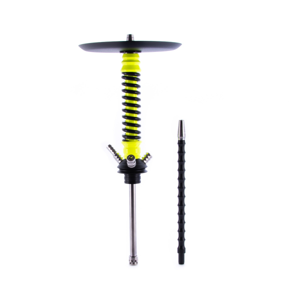 Кальян Mamay Customs Coilovers Mini Жёлтый Ф Чёрный   Гр. Bus в Санкт-Петербурге