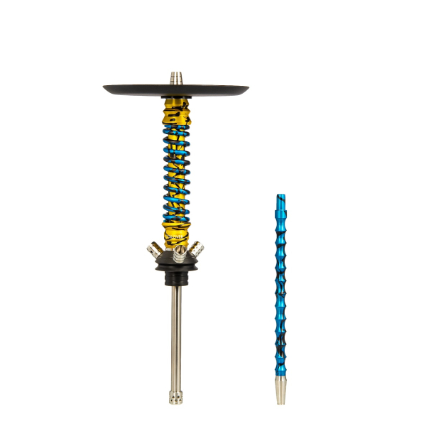 Кальян Mamay Customs Coilovers Mini Золотой Сплеш Голубой Сплеш в Санкт-Петербурге