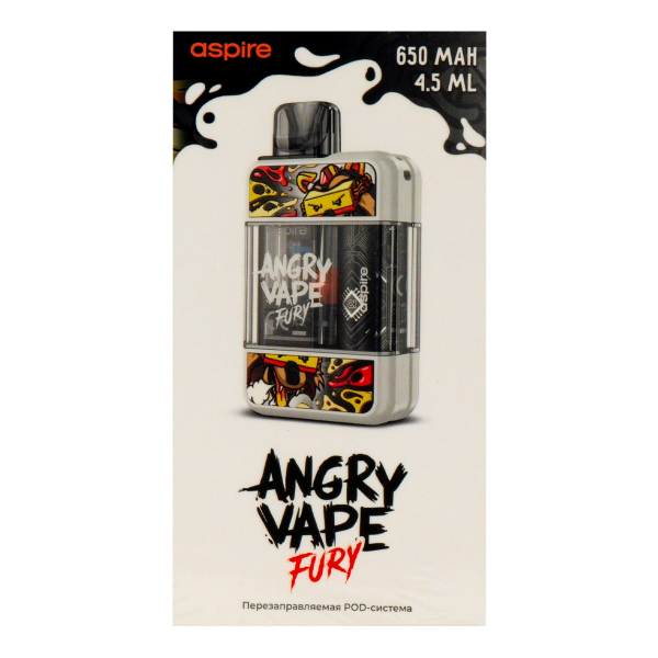 POD-система Brusko Angry Vape Fury 650 Mah Белый в Санкт-Петербурге