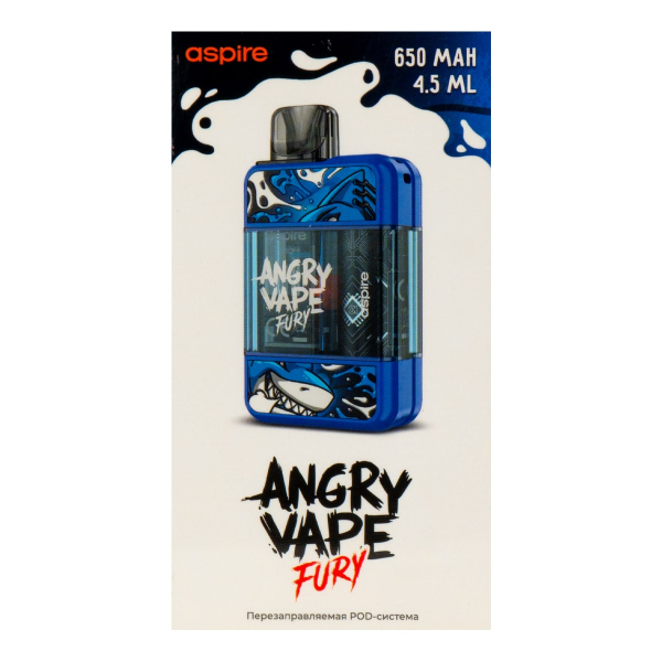 POD-система Brusko Angry Vape Fury 650 Mah Синий в Санкт-Петербурге