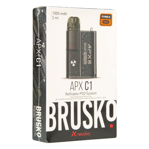 POD-система Brusko Apx C1 Чёрный Шёлк в Санкт-Петербурге