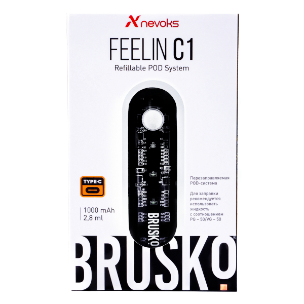 POD-система Brusko Feelin C1 Белый в Санкт-Петербурге