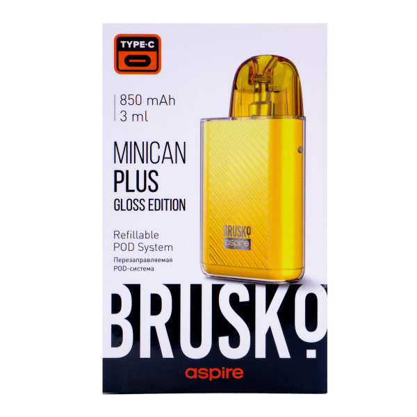 POD-система Brusko Minican Plus Gloss Edition Жёлтый в Санкт-Петербурге
