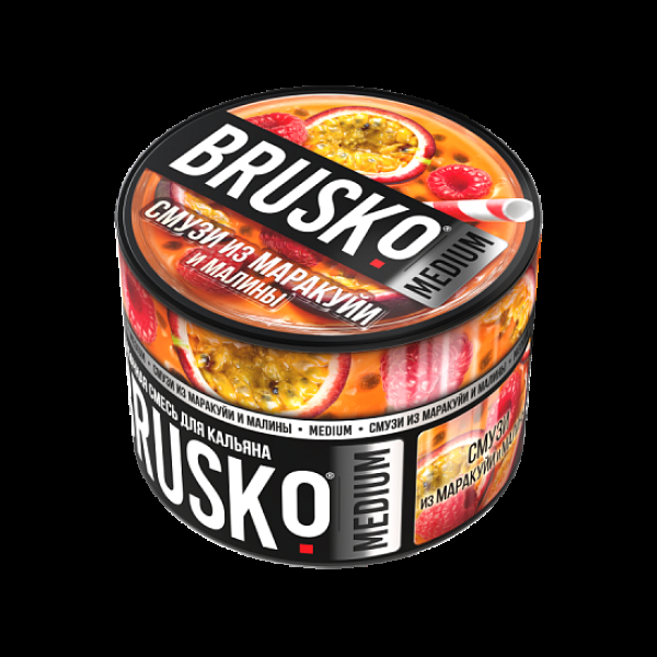 Бестабачная смесь Brusko Смузи Из Маракуйи И Малины Medium 50 грамм в Санкт-Петербурге