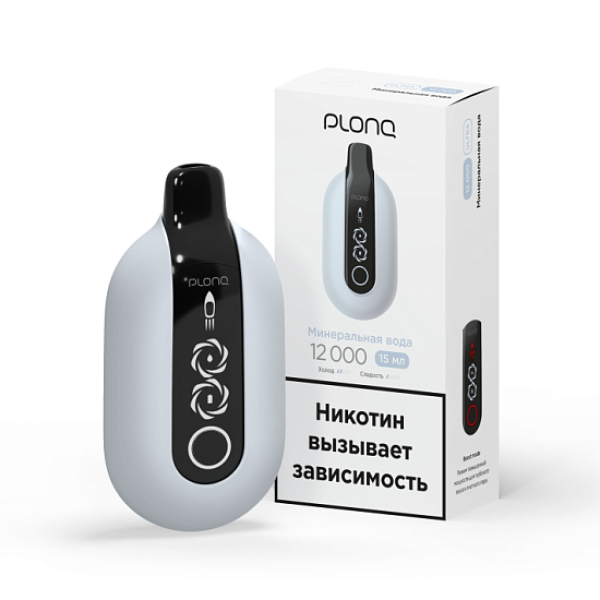 Электронка Plonq Ultra Минеральная Вода  12000 затяжек в Санкт-Петербурге
