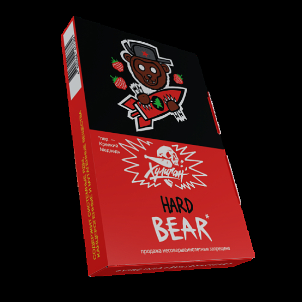 Табак Хулиган Hard Bear Клубника С Елкой 25 грамм в Санкт-Петербурге
