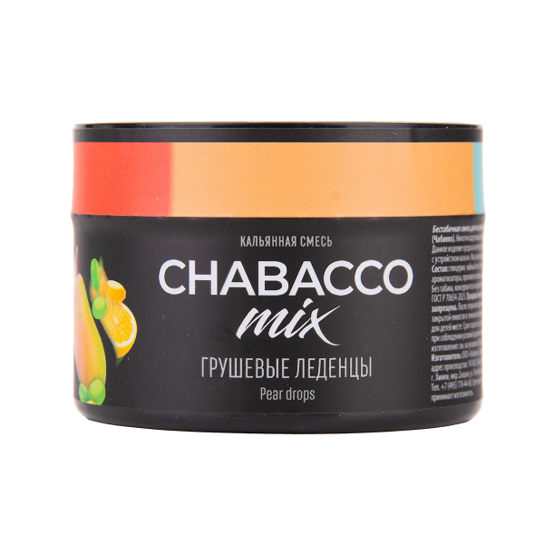Бестабачная смесь Chabacco Mix Medium Pear Drops 40 грамм в Санкт-Петербурге