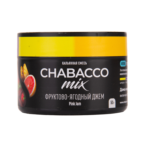 Бестабачная смесь Chabacco Mix Medium Pink Jam 40 грамм в Санкт-Петербурге
