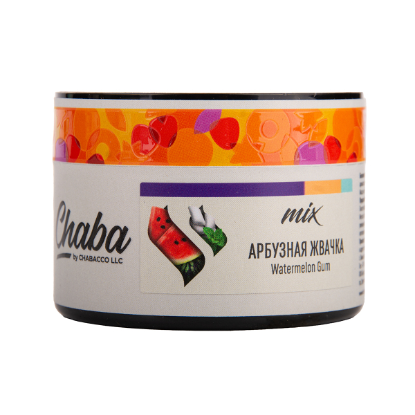 Бестабачная смесь Chaba Mix Watermelon Gum Nicotine Free 50 грамм в Санкт-Петербурге