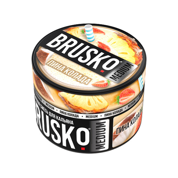 Бестабачная смесь Brusko Zero Пина Колада 50 грамм в Санкт-Петербурге