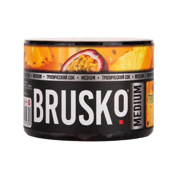 Бестабачная смесь Brusko Zero Тропический Сок 50 грамм в Санкт-Петербурге