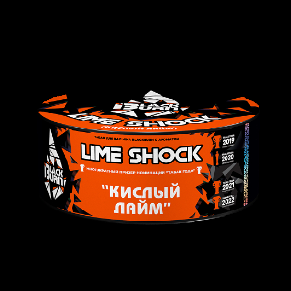Табак BlackBurn Lime Shock 100 грамм в Санкт-Петербурге
