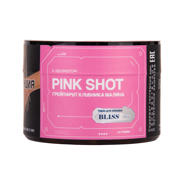 Табак BLISS Pink Shot 40 грамм в Санкт-Петербурге