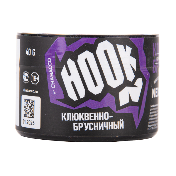 Табак Hook Клюквенно Брусничный 40 грамм в Санкт-Петербурге