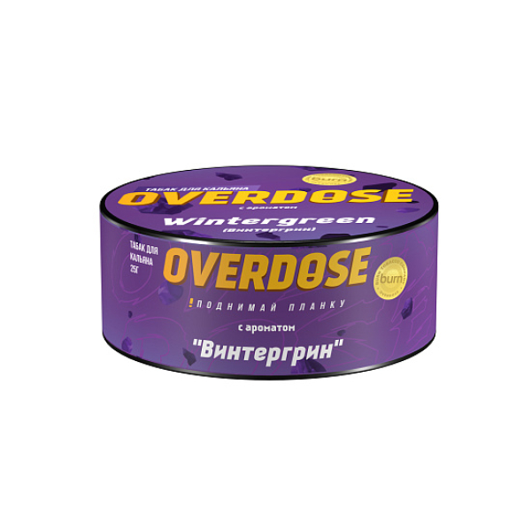 Табак Overdose Wintergreen 25 грамм в Санкт-Петербурге