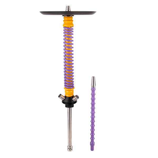 Кальян Mamay Customs Coilover Большой  Жёлтый Сирень в Санкт-Петербурге