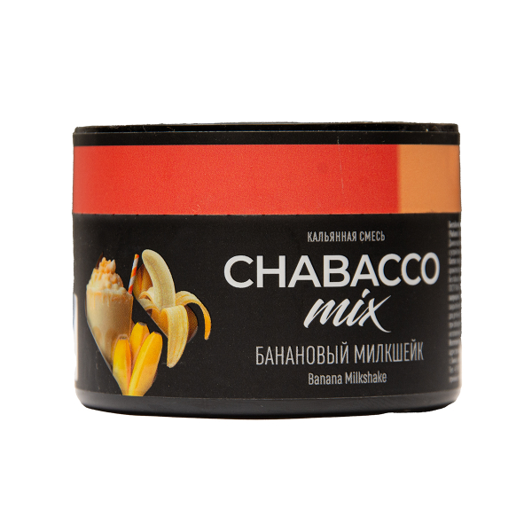 Бестабачная смесь Chabacco Medium Mix Banana Milkshake Medium 40 грамм в Санкт-Петербурге