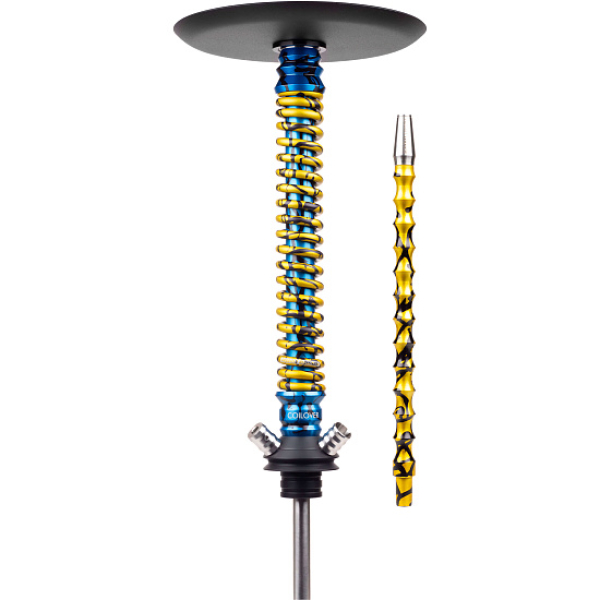 Кальян Mamay Customs Coilover Big Anod Special Blue Splash Gold в Санкт-Петербурге