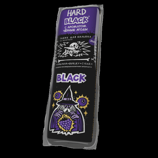 Табак Хулиган Hard Black Черные Ягоды 200 грамм в Санкт-Петербурге