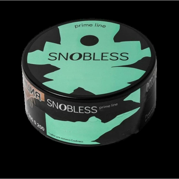 Табак Snobless Мятная Жвачка Mint Gum Prime Lines 100 грамм в Санкт-Петербурге
